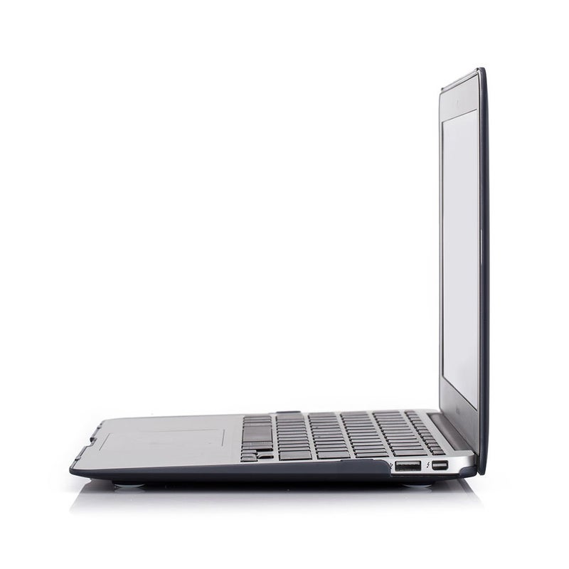 RUBAN Compatible with MacBook Air 11 Inch Case Model A1370 A1465, Soft Touch Plastic Hard Shell Case Bundle for Mac Air 11.6 (Black) - Image 5